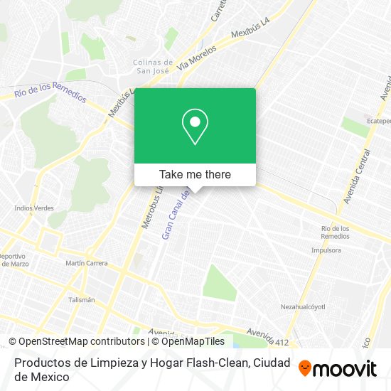 Productos de Limpieza y Hogar Flash-Clean map