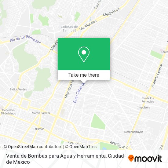 Venta de Bombas para Agua y Herramienta map