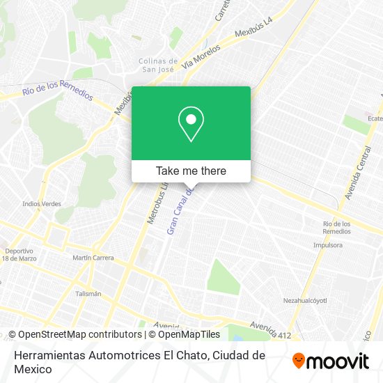 Herramientas Automotrices El Chato map