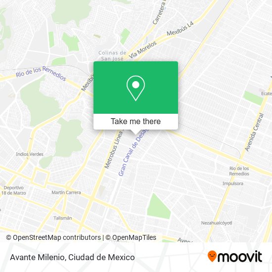 Avante Milenio map