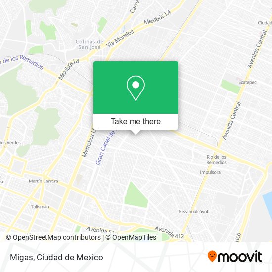 Migas map