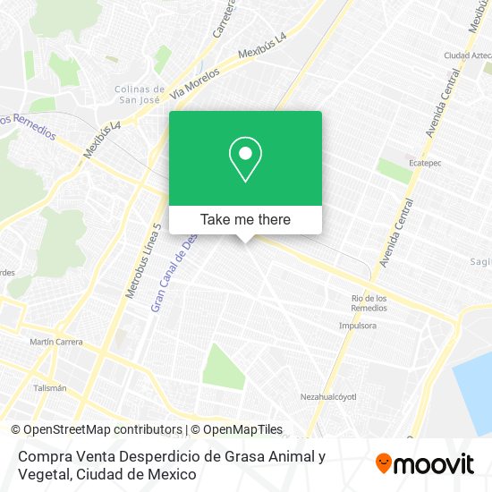 Compra Venta Desperdicio de Grasa Animal y Vegetal map