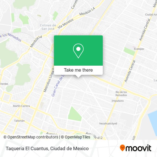 Mapa de Taqueria El Cuantus