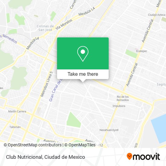 Club Nutricional map