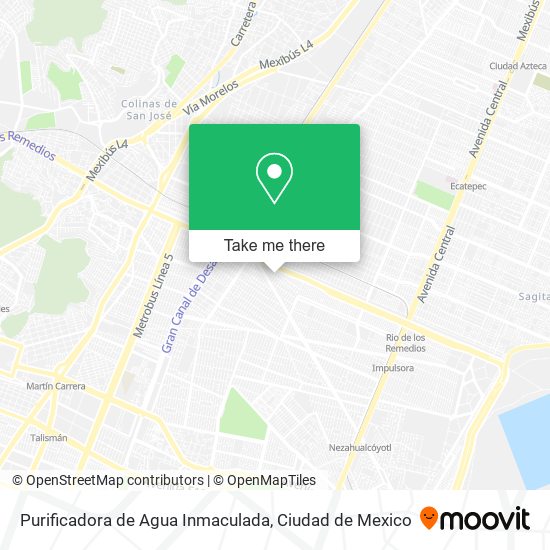 Purificadora de Agua Inmaculada map