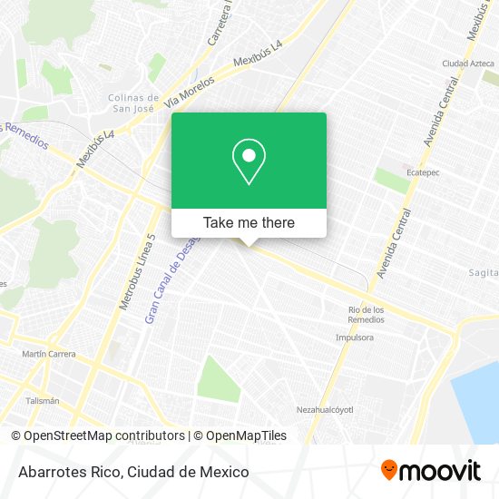Abarrotes Rico map
