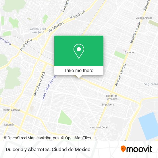 Dulcería y Abarrotes map