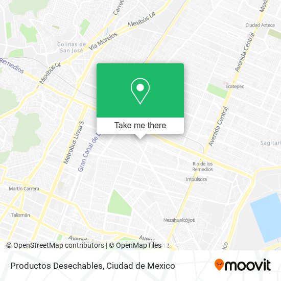 Productos Desechables map