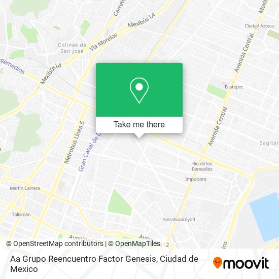 Aa Grupo Reencuentro Factor Genesis map