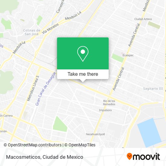 Macosmeticos map