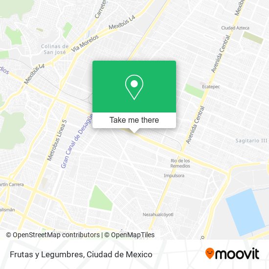 Mapa de Frutas y Legumbres