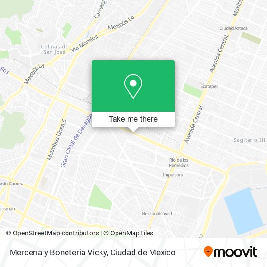 Mercería y Boneteria Vicky map