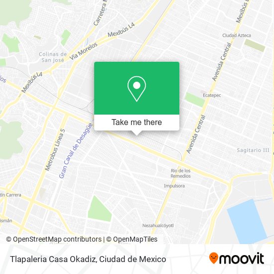 Mapa de Tlapaleria Casa Okadiz