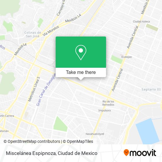 Mapa de Miscelánea Espipnoza