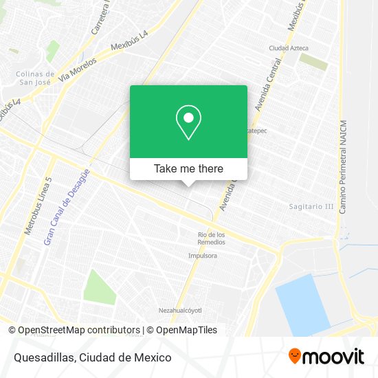 Mapa de Quesadillas