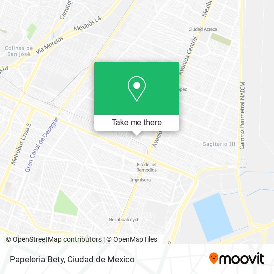 Papeleria Bety map