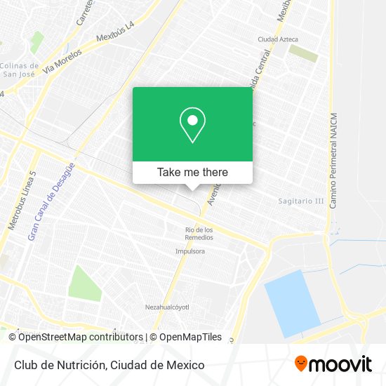 Mapa de Club de Nutrición