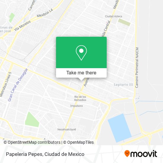 Mapa de Papeleria Pepes