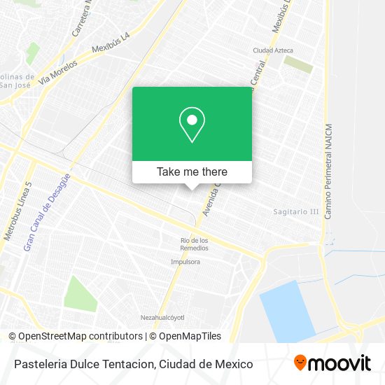 Pasteleria Dulce Tentacion map