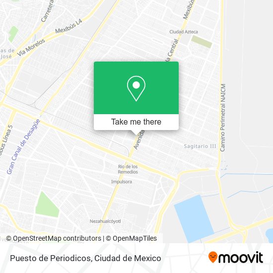 Puesto de Periodicos map