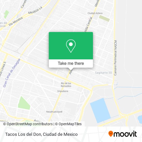 Mapa de Tacos Los del Don