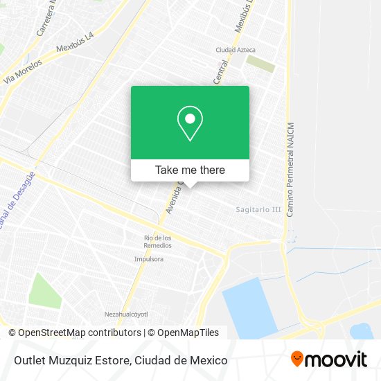 Mapa de Outlet Muzquiz Estore