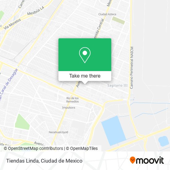 Tiendas Linda map