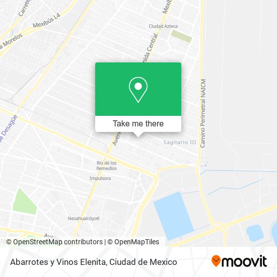 Abarrotes y Vinos Elenita map