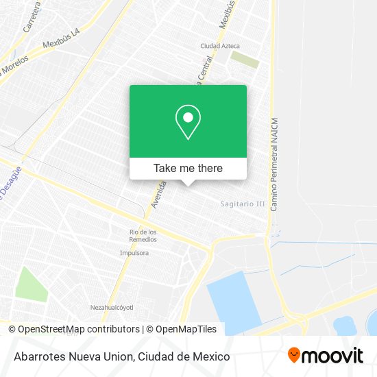 Abarrotes Nueva Union map