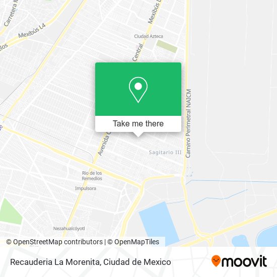 Mapa de Recauderia La Morenita