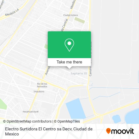 Electro Surtidora El Centro sa Decv map