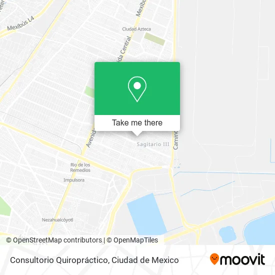 Mapa de Consultorio Quiropráctico