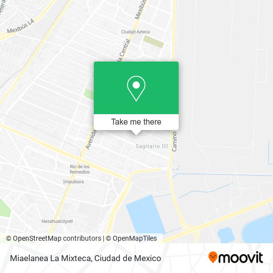 Miaelanea La Mixteca map