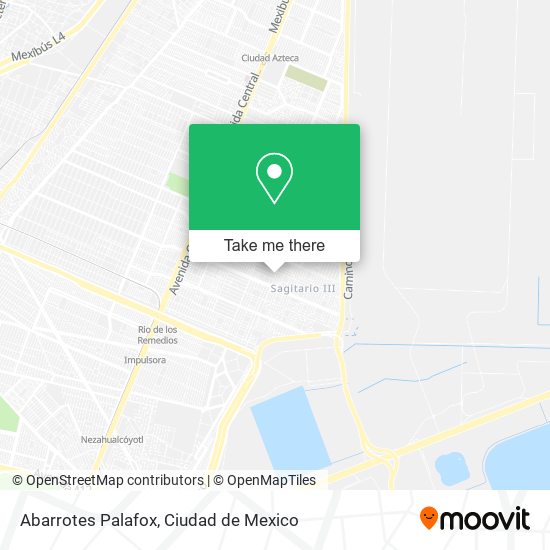 Abarrotes Palafox map