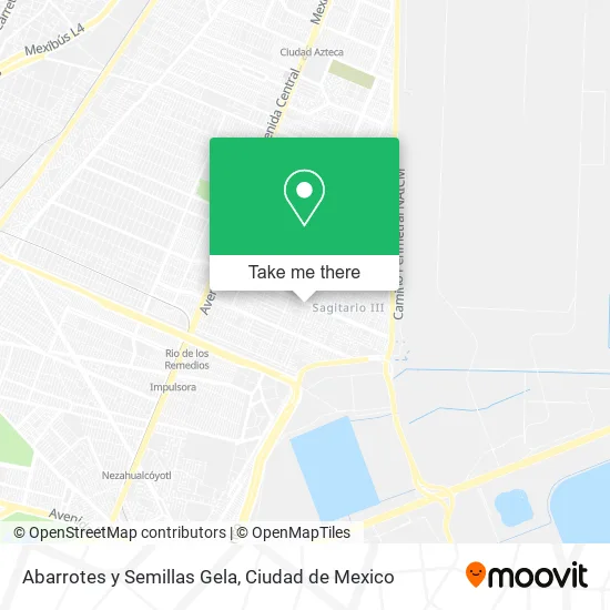 Mapa de Abarrotes y Semillas Gela