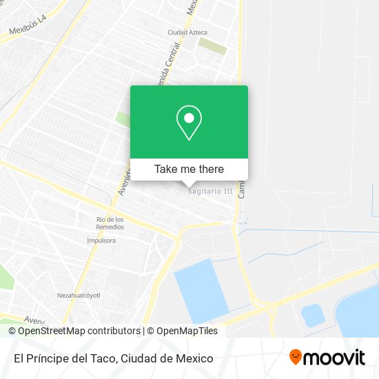 El Príncipe del Taco map