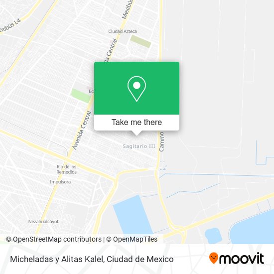 Mapa de Micheladas y Alitas Kalel