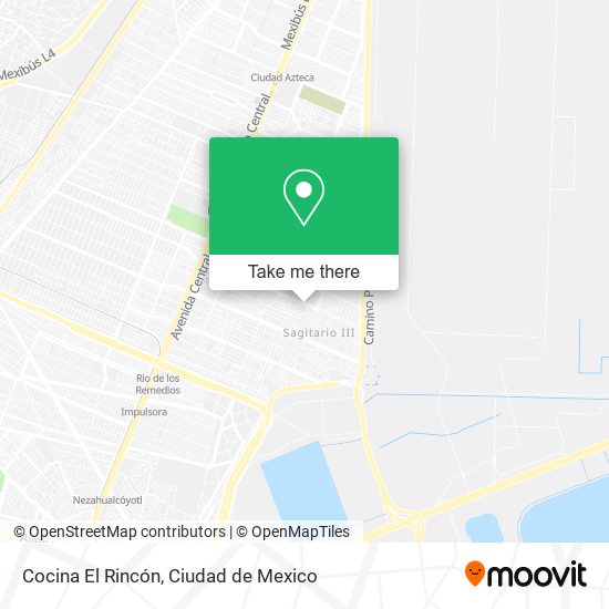 Cocina El Rincón map