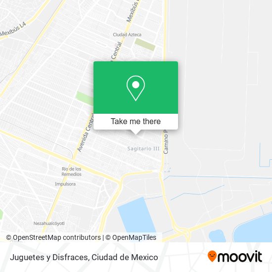 Juguetes y Disfraces map