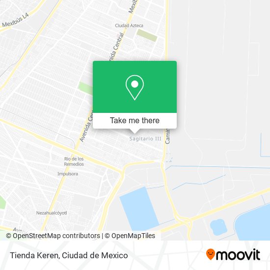 Mapa de Tienda Keren