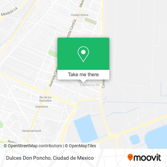 Dulces Don Poncho map
