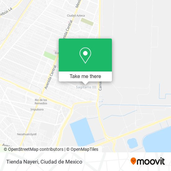 Tienda Nayeri map