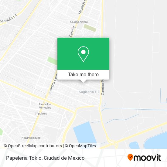 Papeleria Tokio map