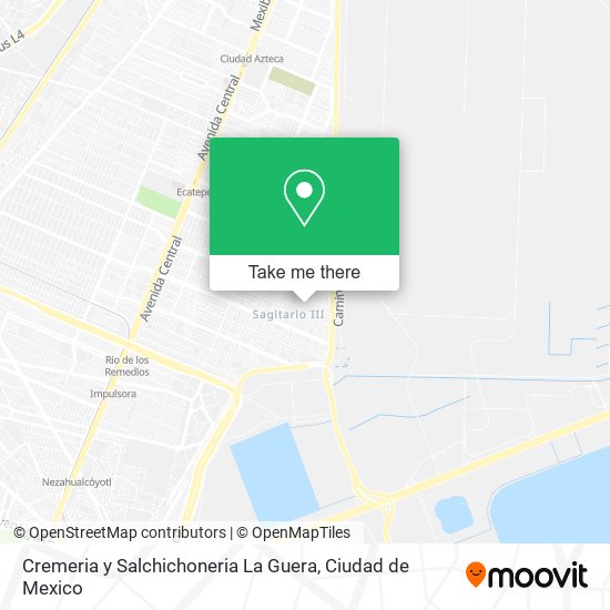 Mapa de Cremeria y Salchichoneria La Guera