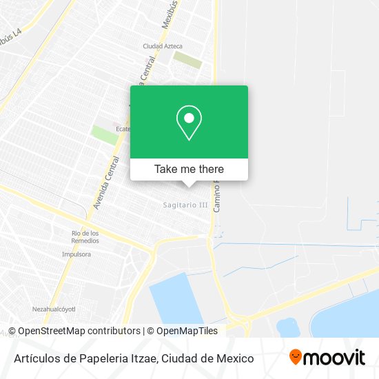 Artículos de Papeleria Itzae map