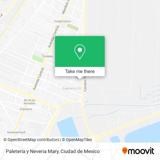 Paletería y Neveria Mary map