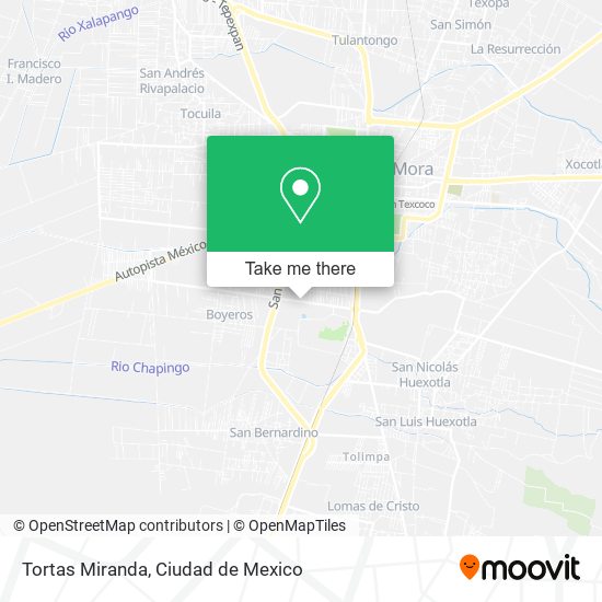 Mapa de Tortas Miranda