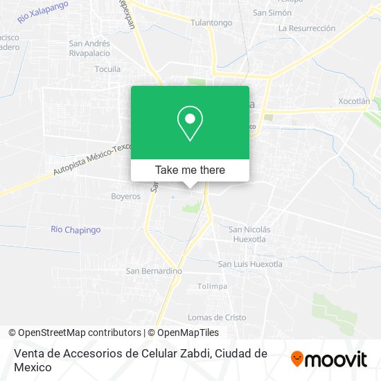 Mapa de Venta de Accesorios de Celular Zabdi