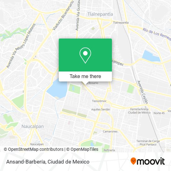 Ansand-Barbería map