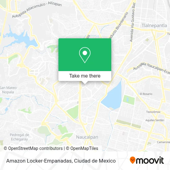 Amazon Locker-Empanadas map